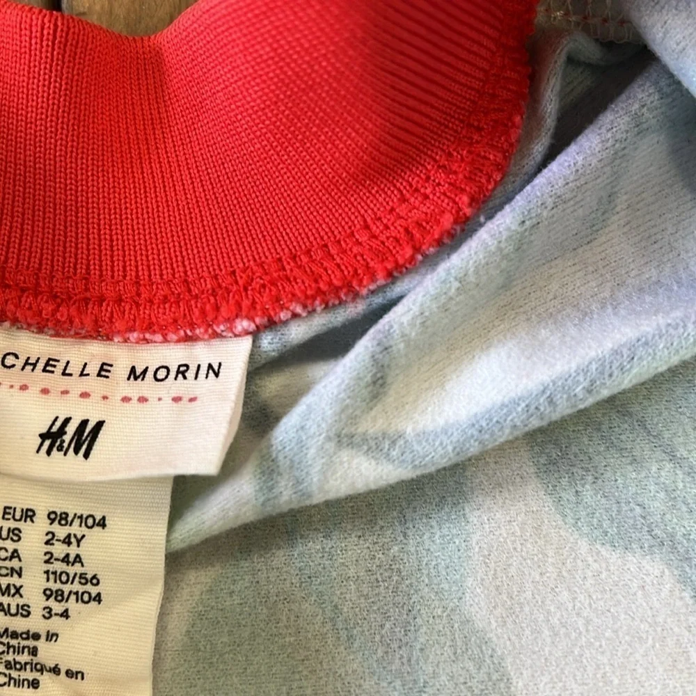 H&M Michelle Morin leaf and ladybug track suit
